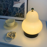Vintage Inspired Pear Shaped Portable LED Table Lamp with Touch Dimming