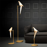 Modern Origami Bird LED Table Lamp Creative Paper Crane Nightstand Light