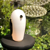 Animal Shaped Glass Table Lamp Modern Owl Rabbit Penguin Gold Bedside Nightstand Light