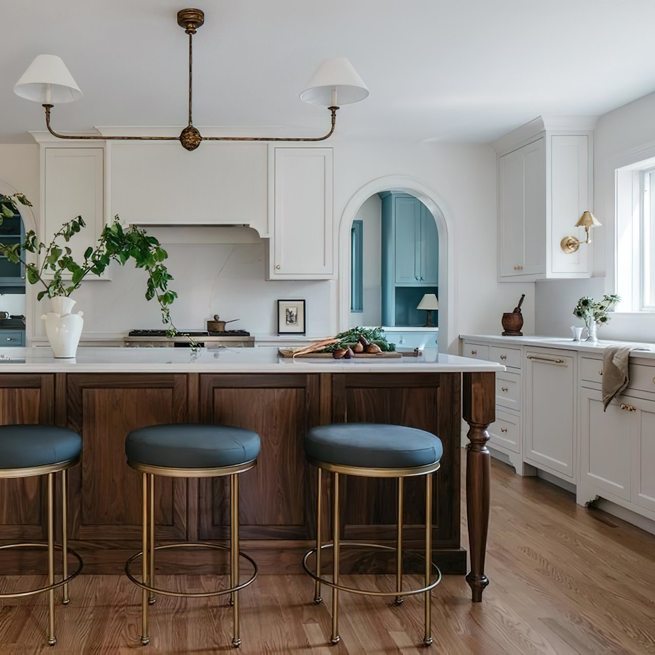 modern-piaf-brass-chandelier-with-white-fabric-shades-for-elegant-home-interior-lighting