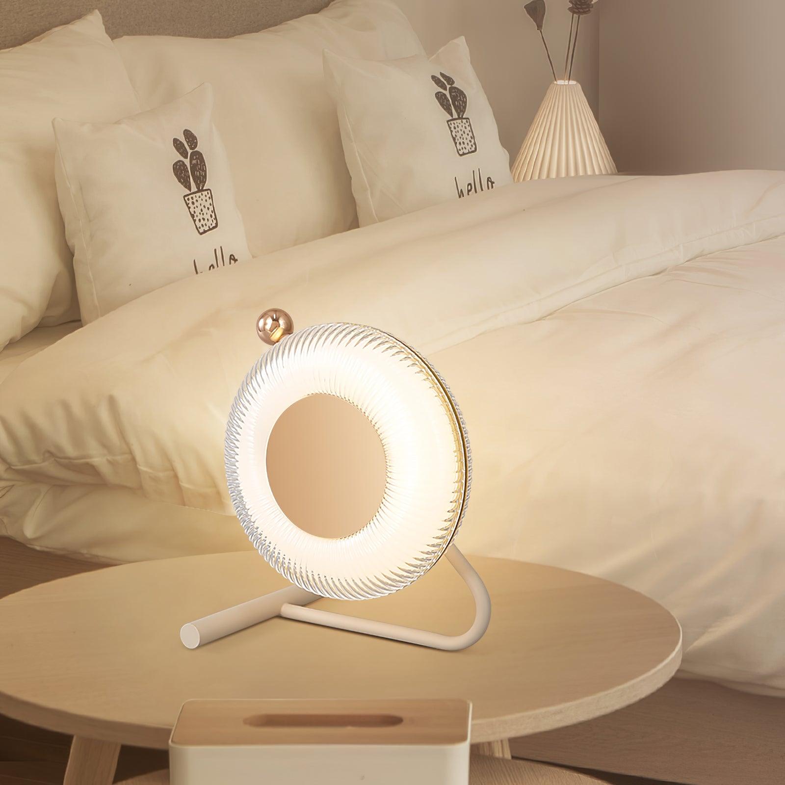 Modern Portable LED Table Lamp with Rechargeable Battery and Adjustable Task Lighting