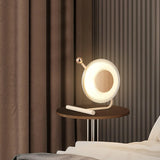 Modern Portable LED Table Lamp with Rechargeable Battery and Adjustable Task Lighting