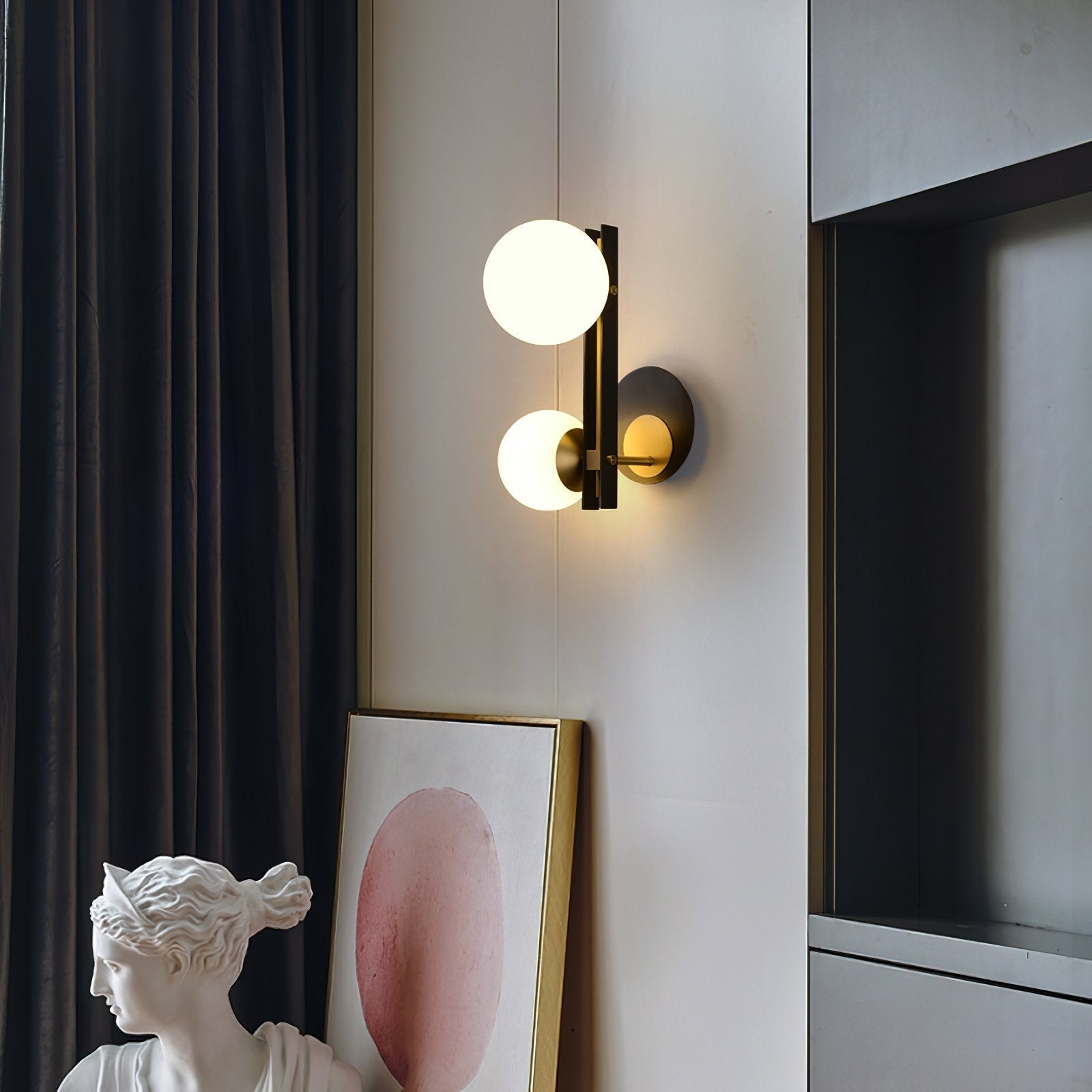 modern-minimalist-glass-globe-wall-sconce-brass-and-black-planeta-wall-lamp