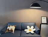 Modern Scandinavian Verse Arc Floor Lamp with Adjustable Swivel Shade for Living Room