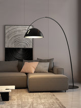 Modern Scandinavian Verse Arc Floor Lamp with Adjustable Swivel Shade for Living Room