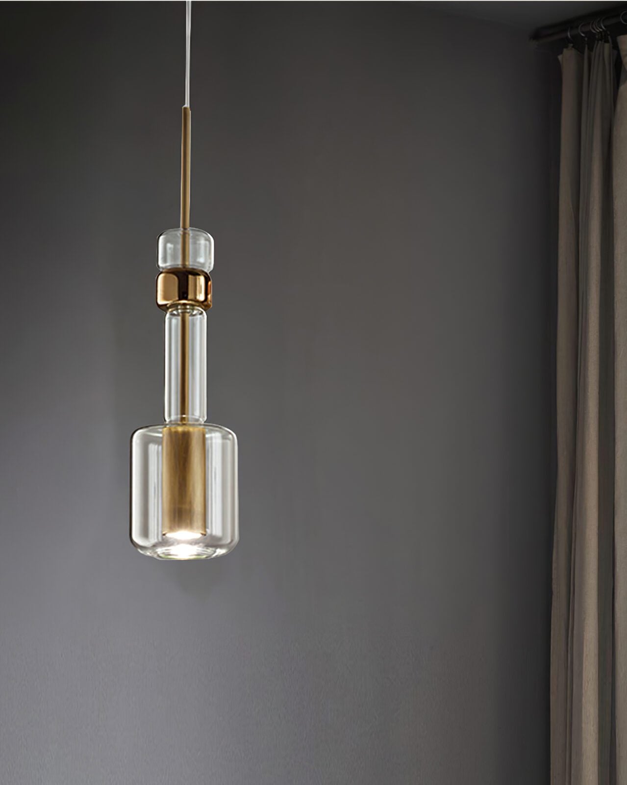 modern-polyrhythm-pendant-light-with-aluminum-and-hand-blown-glass-shade