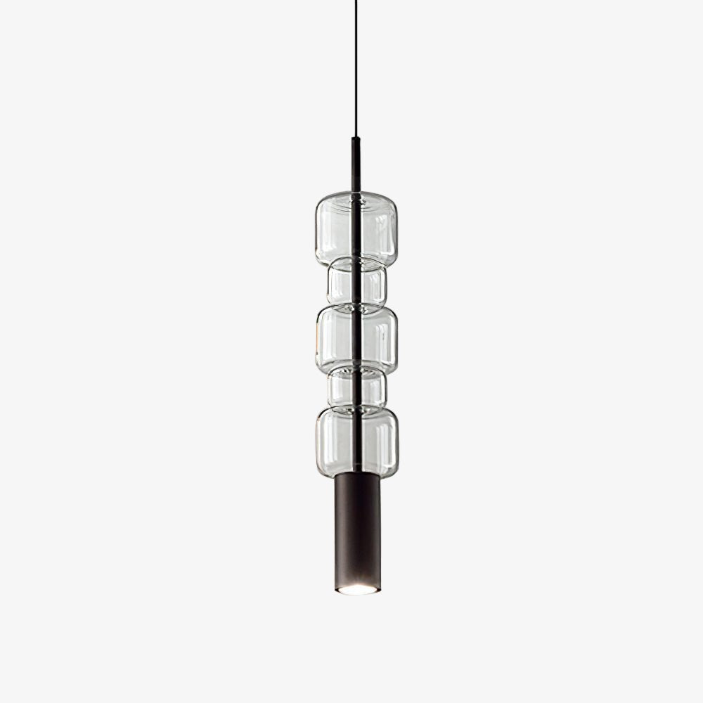 modern-polyrhythm-pendant-light-with-aluminum-and-hand-blown-glass-shade