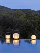 Modern Rechargeable Portable Outdoor Lantern Table Lamp for Garden and Patio