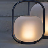 Modern Rechargeable Portable Outdoor Lantern Table Lamp for Garden and Patio