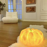 Rechargeable Portable Pumpkin Table Lamp LED Battery Operated Resin Desk Light