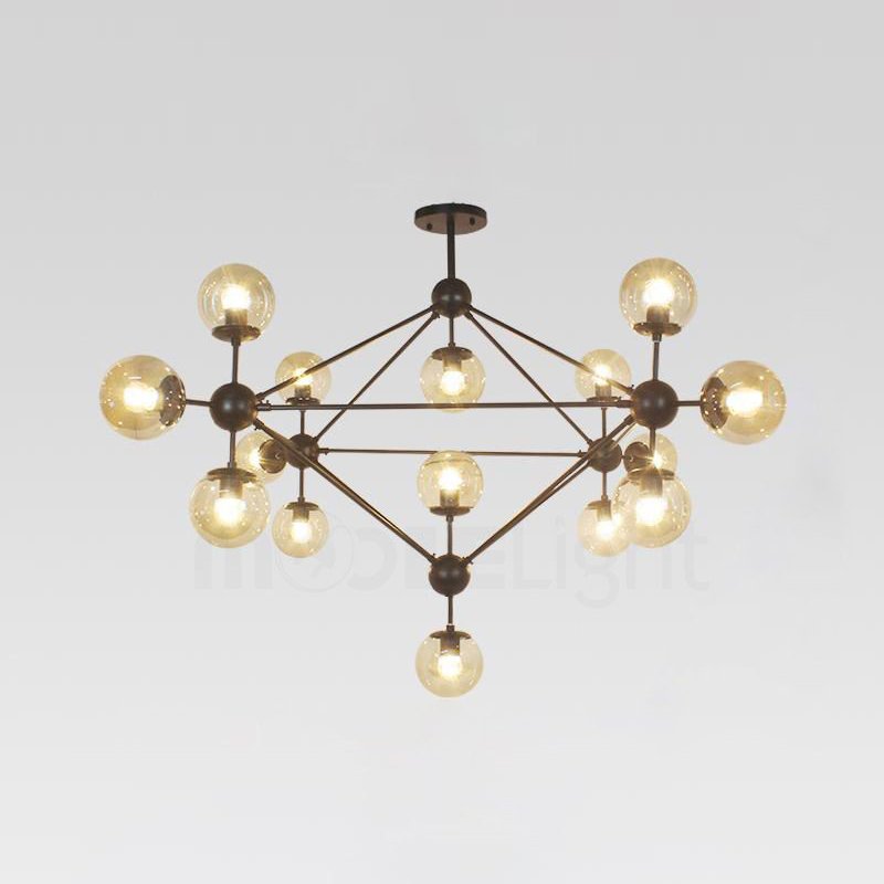 modern-black-geometric-chandelier-with-cognac-glass-globes-for-mid-century-living-spaces