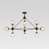 modern-black-geometric-chandelier-with-cognac-glass-globes-for-mid-century-living-spaces
