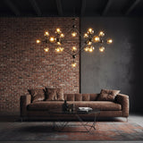 modern-black-geometric-chandelier-with-cognac-glass-globes-for-mid-century-living-spaces