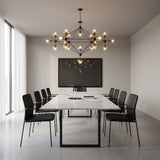 modern-black-geometric-chandelier-with-cognac-glass-globes-for-mid-century-living-spaces