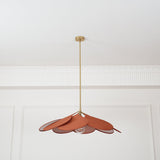 Modern Fabric Floral Petal Pendant Light for Elegant Living Room and Bedroom Lighting