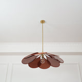 Modern Fabric Floral Petal Pendant Light for Elegant Living Room and Bedroom Lighting