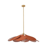 Modern Fabric Floral Petal Pendant Light for Elegant Living Room and Bedroom Lighting