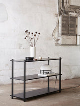 Modern Opal Glass Pump Table Lamp with Steel Frame for Office and Home Decor