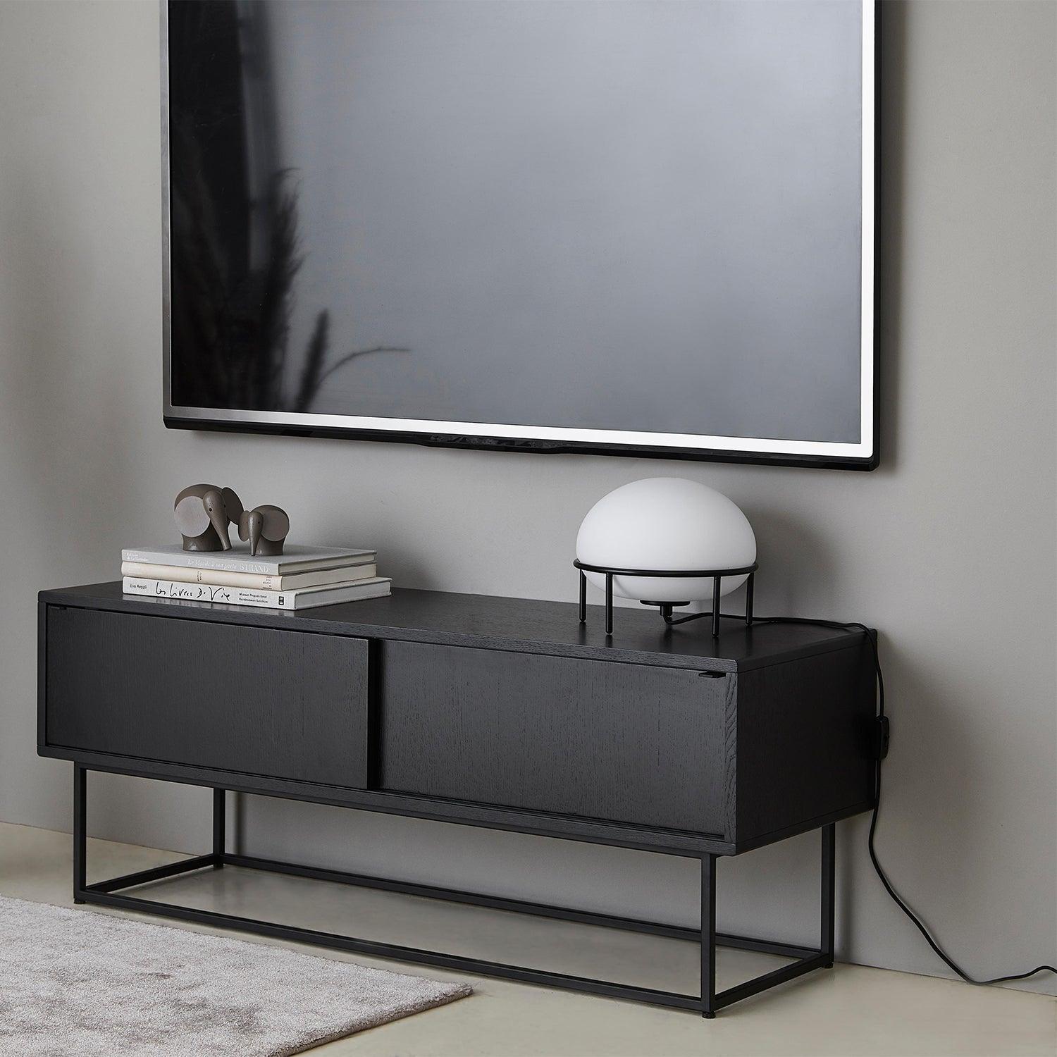 Modern Opal Glass Pump Table Lamp with Steel Frame for Office and Home Decor