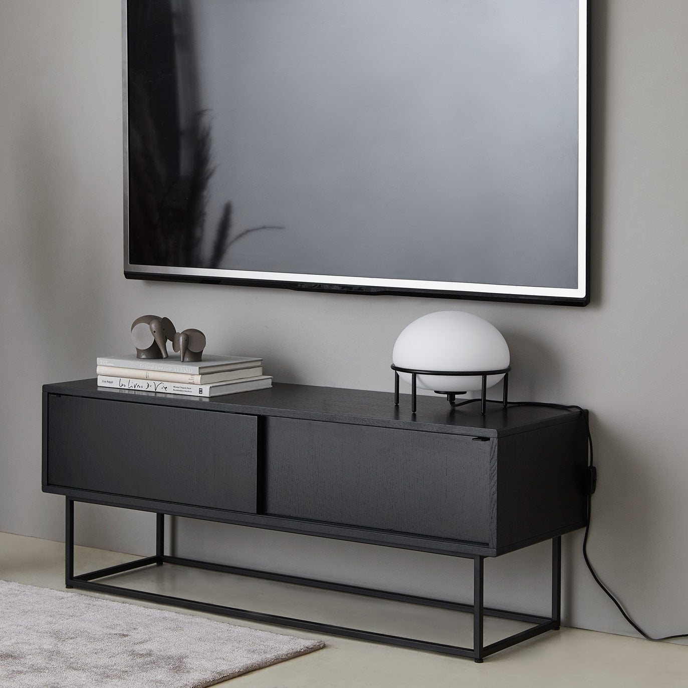 Modern Opal Glass Pump Table Lamp with Steel Frame for Office and Home Decor
