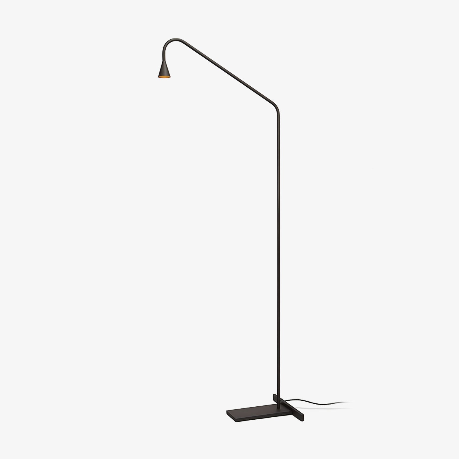 Modern Geometric Architectural Metal Standing Floor Lamp for Contemporary Living Spaces
