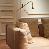 Modern Geometric Architectural Metal Standing Floor Lamp for Contemporary Living Spaces