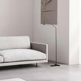 Modern Geometric Architectural Metal Standing Floor Lamp for Contemporary Living Spaces