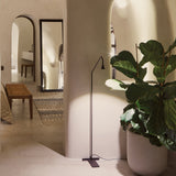 Modern Geometric Architectural Metal Standing Floor Lamp for Contemporary Living Spaces