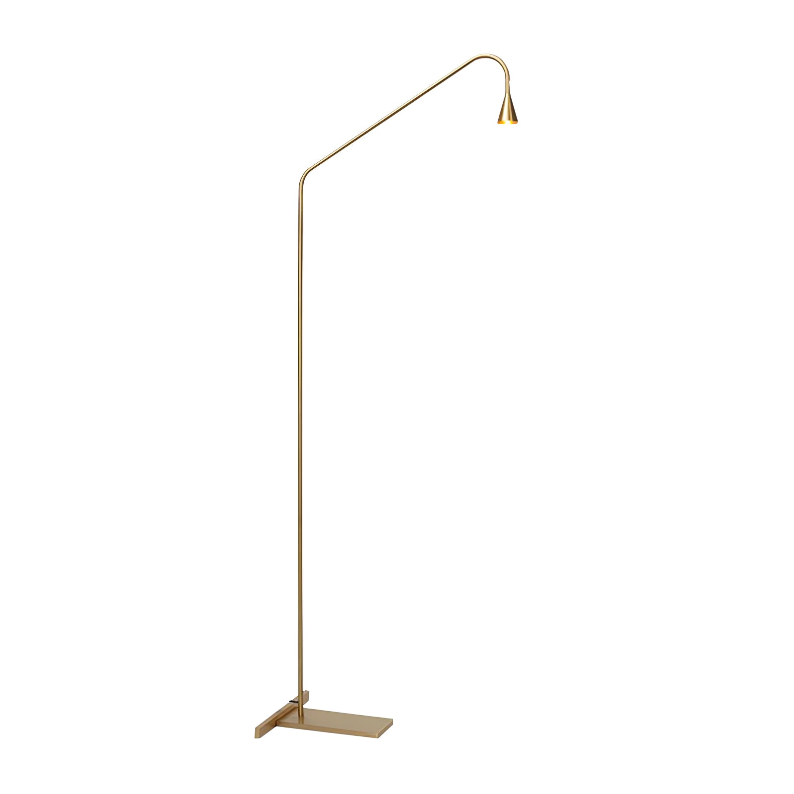 Modern Geometric Architectural Metal Standing Floor Lamp for Contemporary Living Spaces