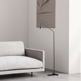 Modern Geometric Architectural Metal Standing Floor Lamp for Contemporary Living Spaces
