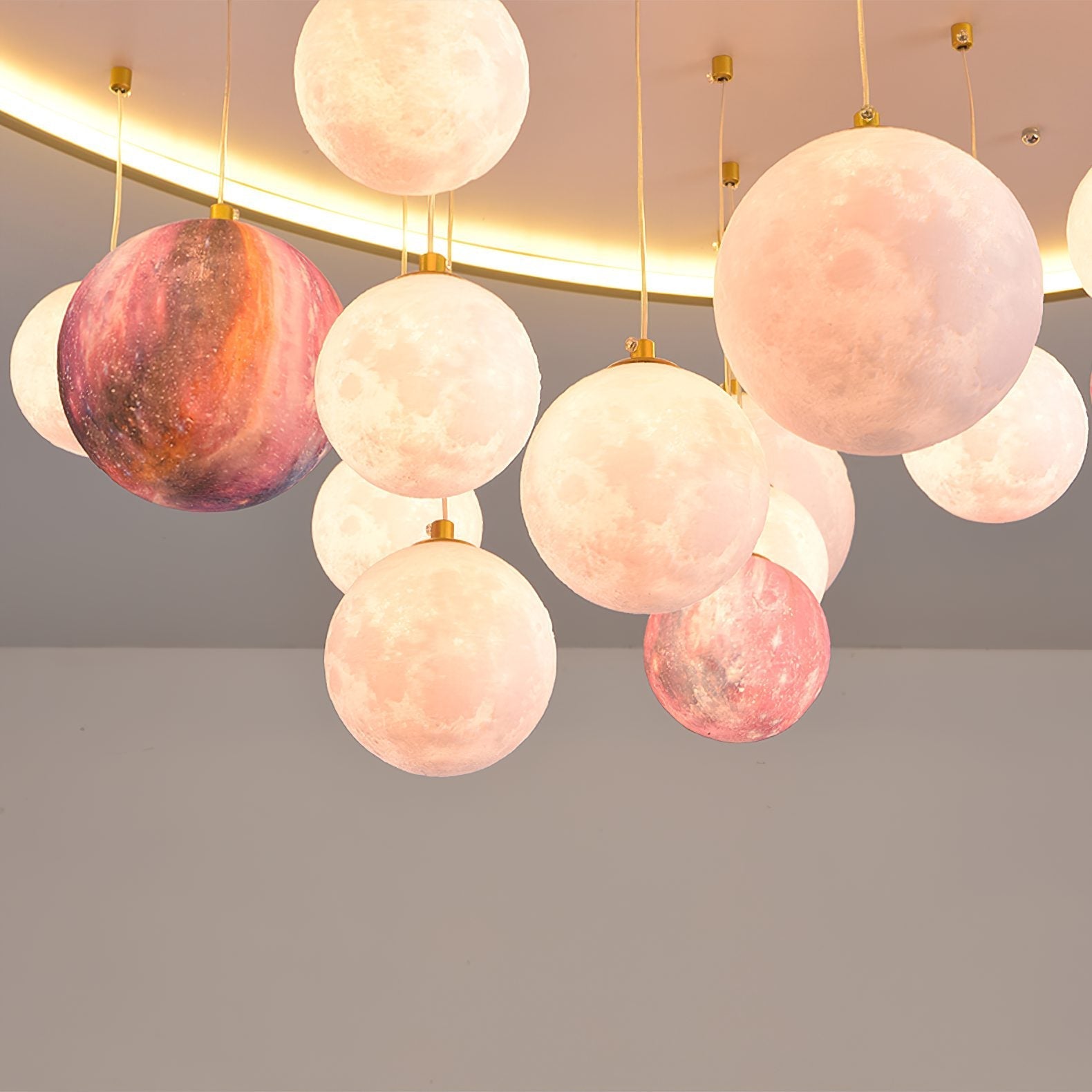 modern-rainbow-planet-integrated-led-ceiling-light-fixture-with-three-color-modes