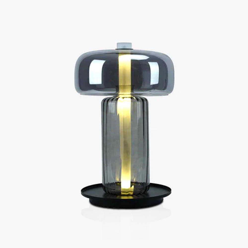 Rapanui Hand Blown Glass Table Lamp with Touch Sensor and Integrated LED Lighting