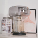 Rapanui Hand Blown Glass Table Lamp with Touch Sensor and Integrated LED Lighting