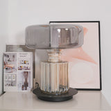 Rapanui Hand Blown Glass Table Lamp with Touch Sensor and Integrated LED Lighting