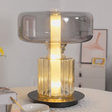 Rapanui Hand Blown Glass Table Lamp with Touch Sensor and Integrated LED Lighting