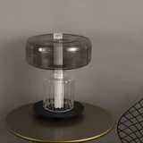 Rapanui Hand Blown Glass Table Lamp with Touch Sensor and Integrated LED Lighting