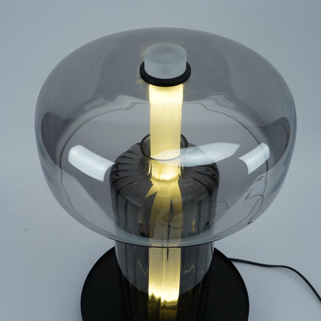 Rapanui Hand Blown Glass Table Lamp with Touch Sensor and Integrated LED Lighting