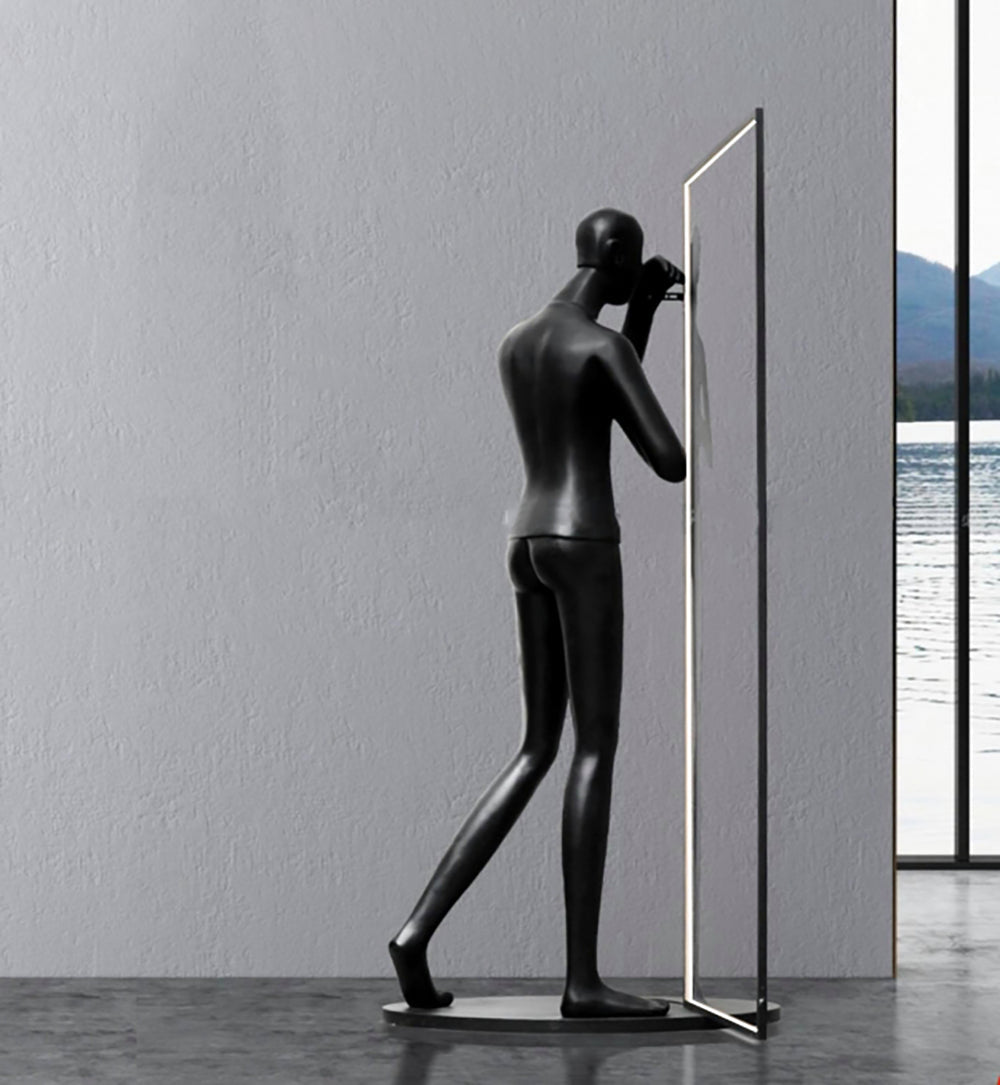 modern-figurative-sculpture-floor-lamp-with-integrated-mirror-and-led-lighting-for-artistic-interiors