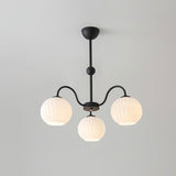 modern-ribbed-glass-globe-chandelier-metal-frame-pendant-light-for-living-room-and-dining-space