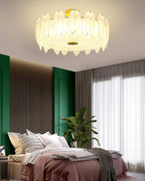 modern-retro-feather-style-gold-ceiling-chandelier-with-frosted-white-glass-globes