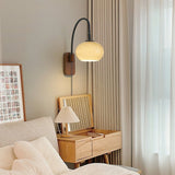 vintage-retro-glass-plug-in-wall-lamp-with-walnut-wood-base-for-interior-home-lighting