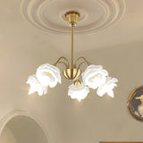 elegant-flower-petal-chandelier-vintage-glass-brass-hanging-light-fixture