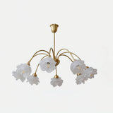 elegant-flower-petal-chandelier-vintage-glass-brass-hanging-light-fixture