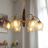 vintage-petal-glass-chandelier-mid-century-modern-wood-and-iron-pendant-lighting