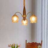 vintage-petal-glass-chandelier-mid-century-modern-wood-and-iron-pendant-lighting