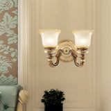 vintage-resin-wall-sconce-with-frosted-glass-shade-for-bedroom-and-hallway