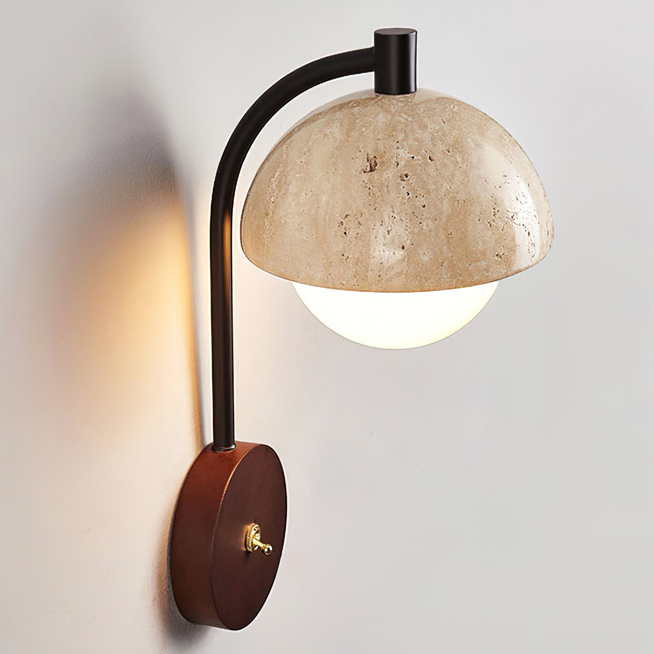 mid-century-retro-yellow-travertine-wall-sconce-lighting-with-wooden-base-and-metal-accents