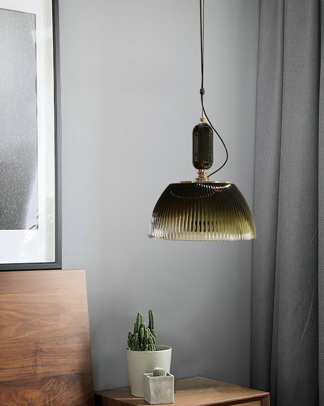 vintage-hand-blown-gradient-green-glass-pendant-light-for-dining-room-and-kitchen-island