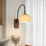 elegant-walnut-wood-wall-lamp-with-white-glass-globe-shade-for-indoor-lighting