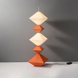Modern Geometric Rhombus Cube LED Standing Floor Lamp for Interior Decor